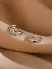 Серебряный серьги каффы, набор 2 шт