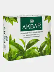 Чай зеленый AKBAR Классический, 100 пакетиков по 2 г