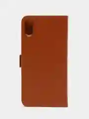 Оранжевый чехол-книжка для iPhone XS Max с визитницей / отделом для карточки G-Case Premium Honour
