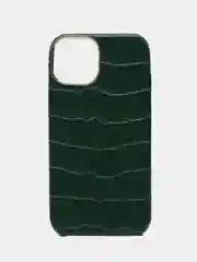Зеленый чехол пластиковый для iPhone 14, бампер под кожу
