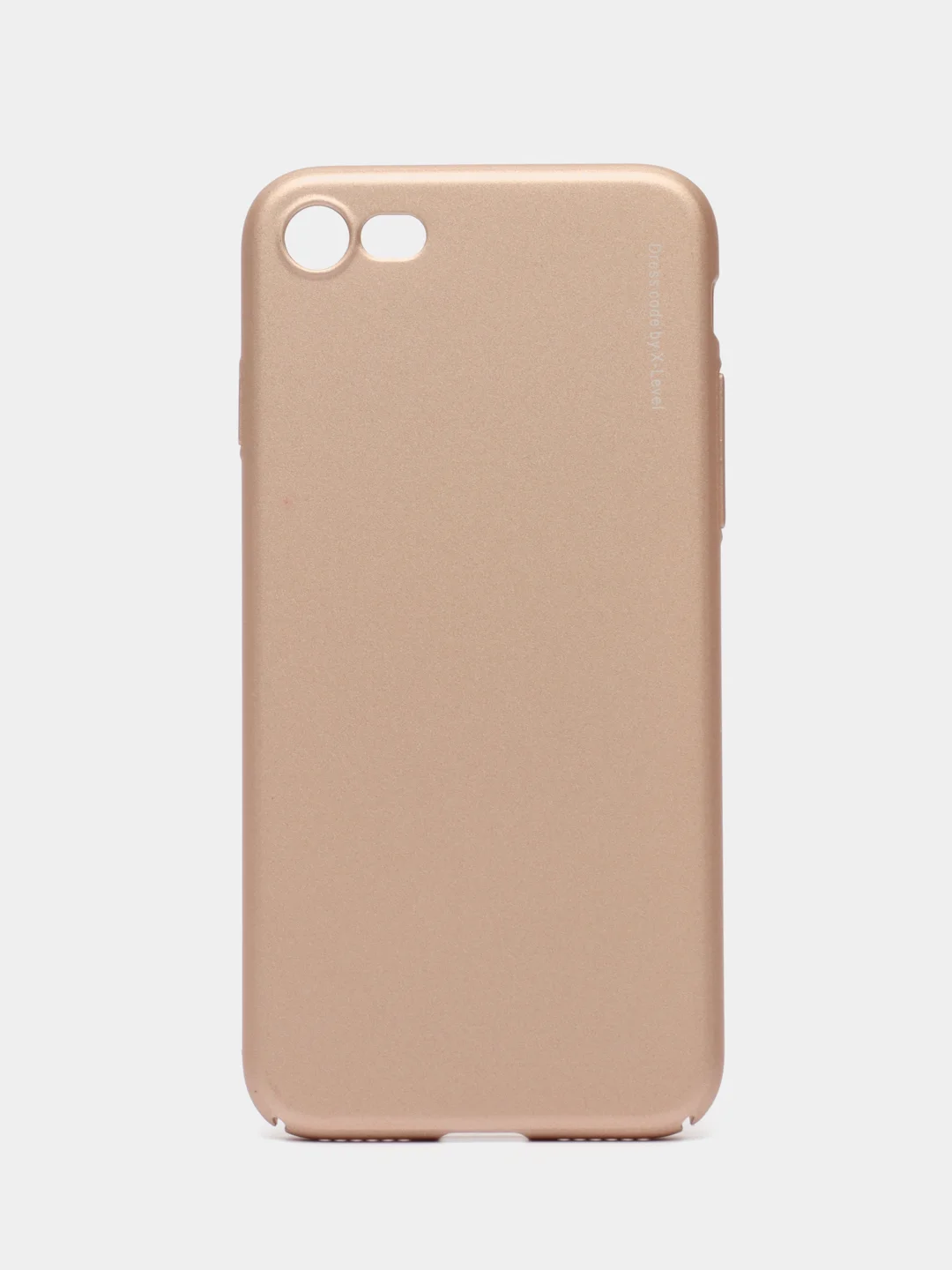Бежевый чехол пластиковый для iPhone 7, 8 накладка бампер X-level Knight Soft touch
