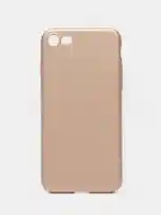 Бежевый чехол пластиковый для iPhone 7, 8 накладка бампер X-level Knight Soft touch