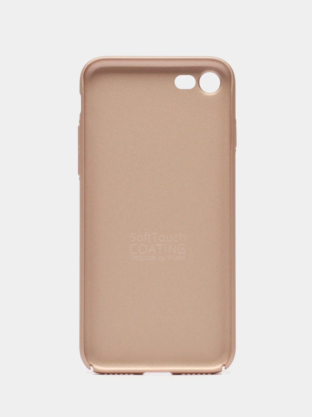 Бежевый чехол пластиковый для iPhone 7, 8 накладка бампер X-level Knight Soft touch
