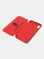 Красный чехол-книжка для iPhone XS Max с визитницей / отделом для карточки G-Case