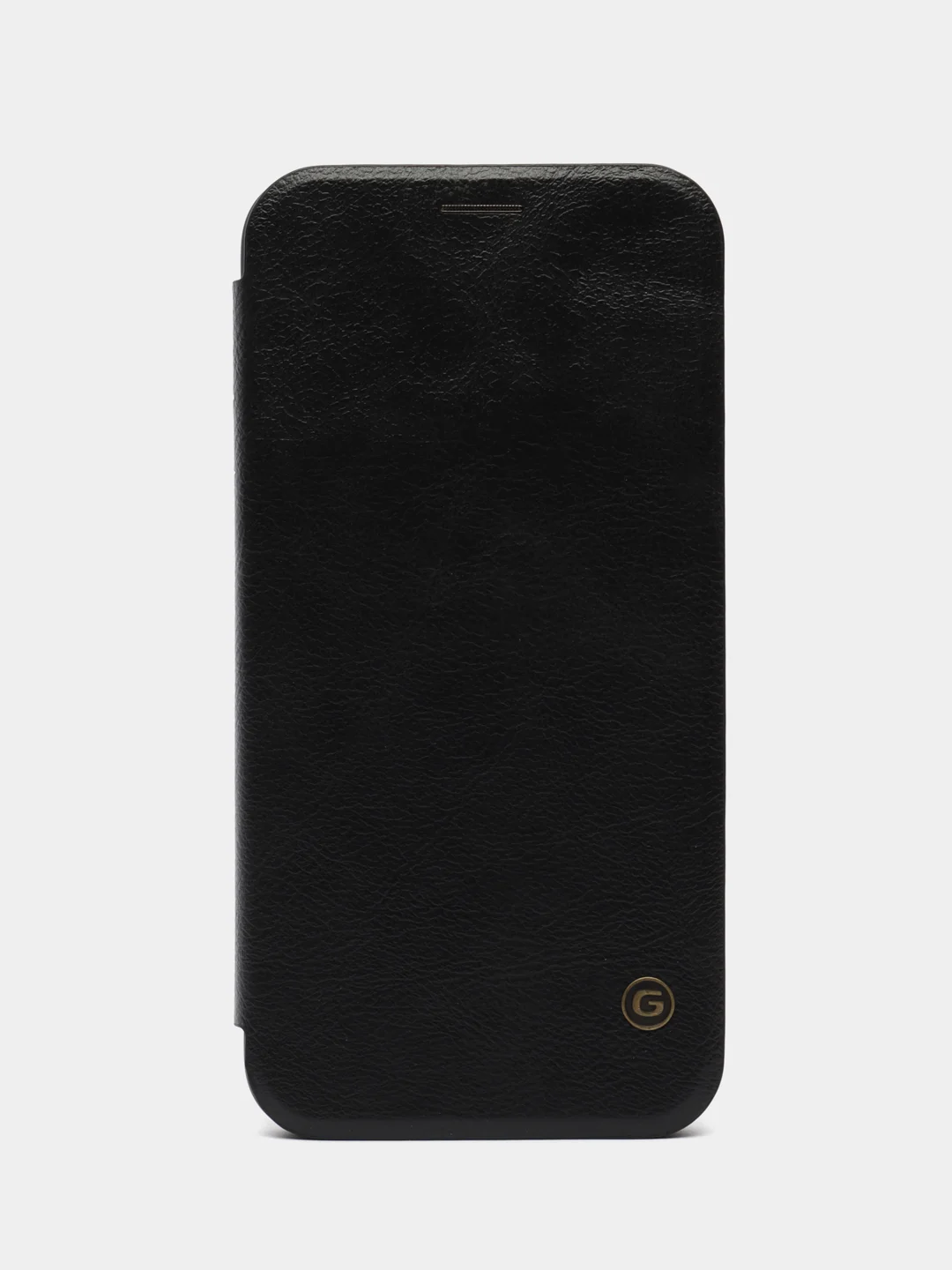 Черный чехол-книжка для iPhone XS Max с визитницей / отделом для карточки G-Case