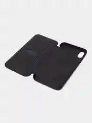 Черный чехол-книжка для iPhone XS Max с визитницей / отделом для карточки G-Case