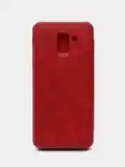 Красный чехол-книжка для Samsung J4 2018, J4 Plus 2018, J6 2018, J6 Plus 2018 с визитницей G-Case