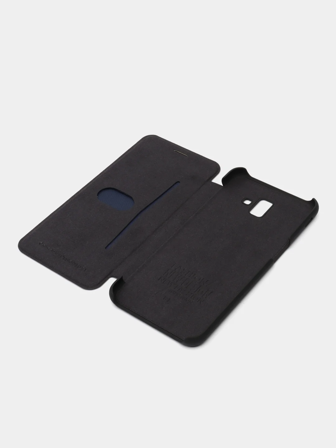 Черный чехол-книжка для Samsung J4 2018, J4 Plus 2018, J6 2018, J6 Plus 2018 с визитницей G-Case