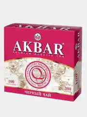 Чай черный AKBAR, 100 пакетиков по 2 г