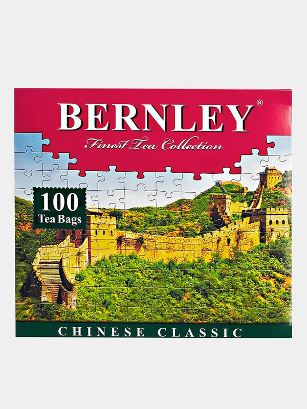 Чай зеленый BERNLEY СHINESE CLASSIC, 100 пакетиков по 1,5 г
