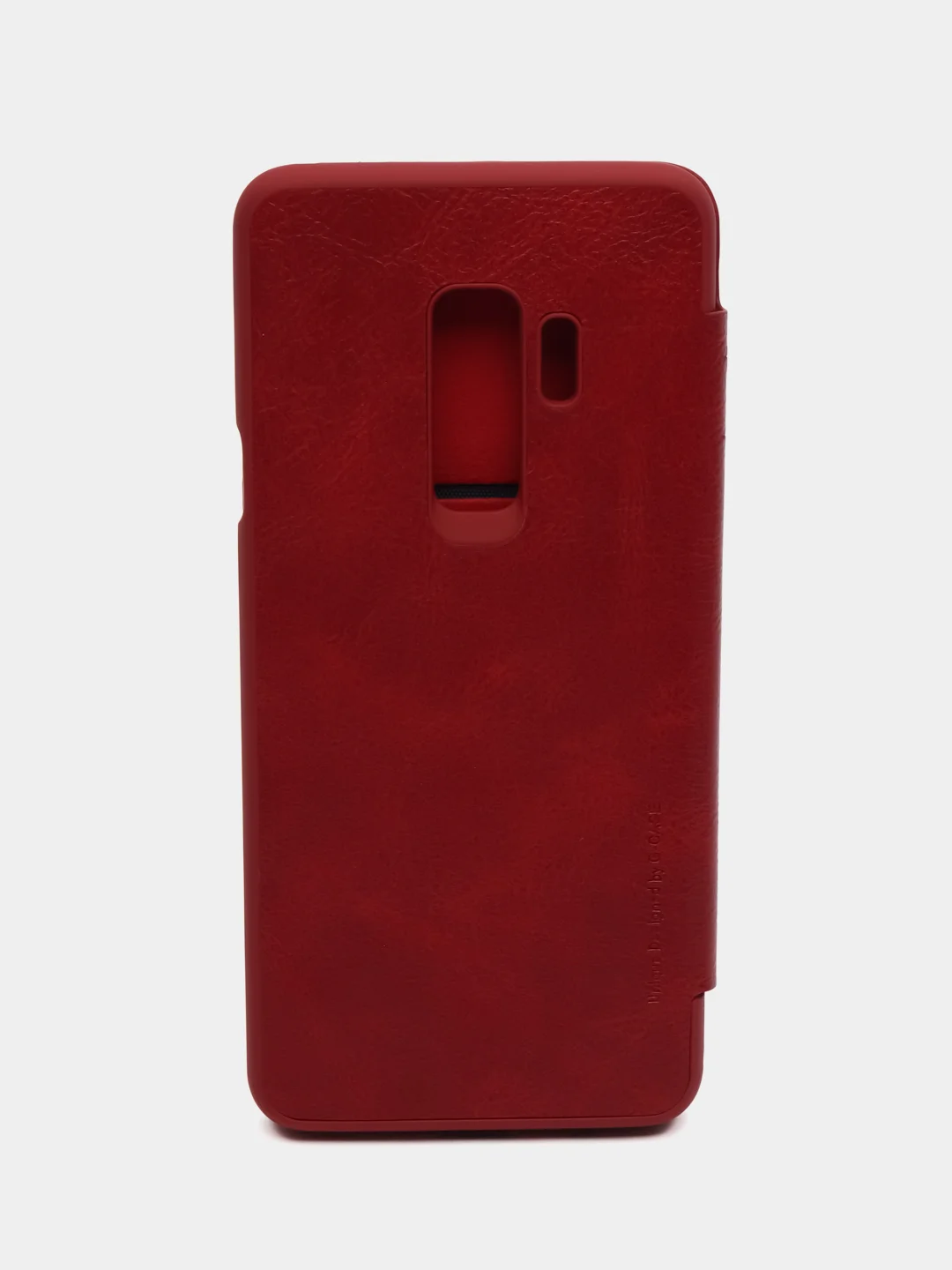 Красный чехол-книжка для Samsung S9, S9 Plus, S10 Plus, S10E с отделом для карточки G-Case