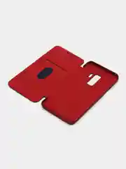 Красный чехол-книжка для Samsung S9, S9 Plus, S10 Plus, S10E с отделом для карточки G-Case