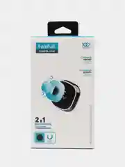 Черный держатель для телефона автомобильный магнитный усиленный FaizFull F044