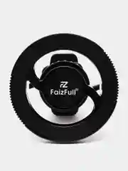Черный держатель для телефона автомобильный магнитный усиленный FaizFull F25