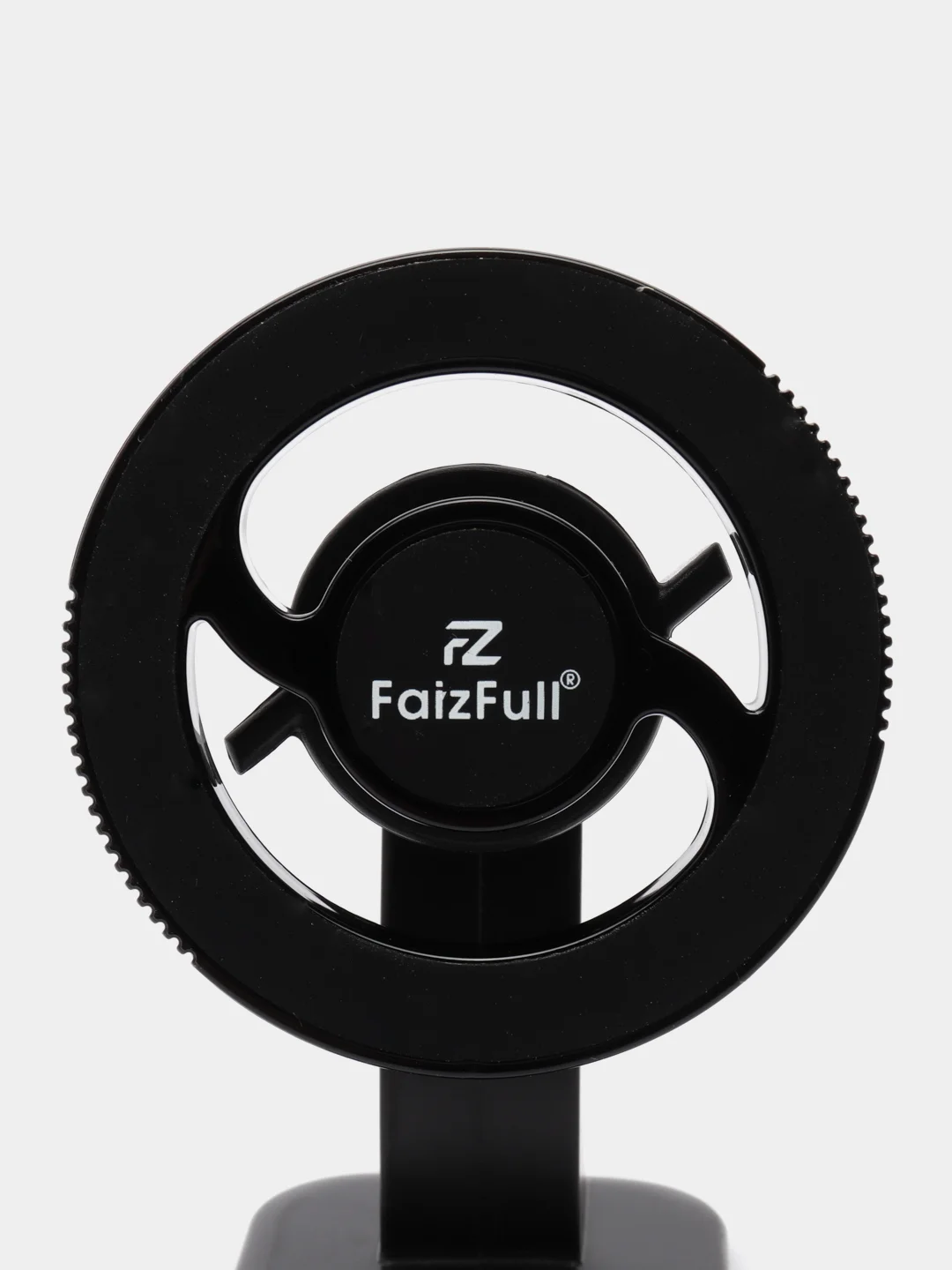 Черный держатель для телефона автомобильный магнитный усиленный FaizFull F27