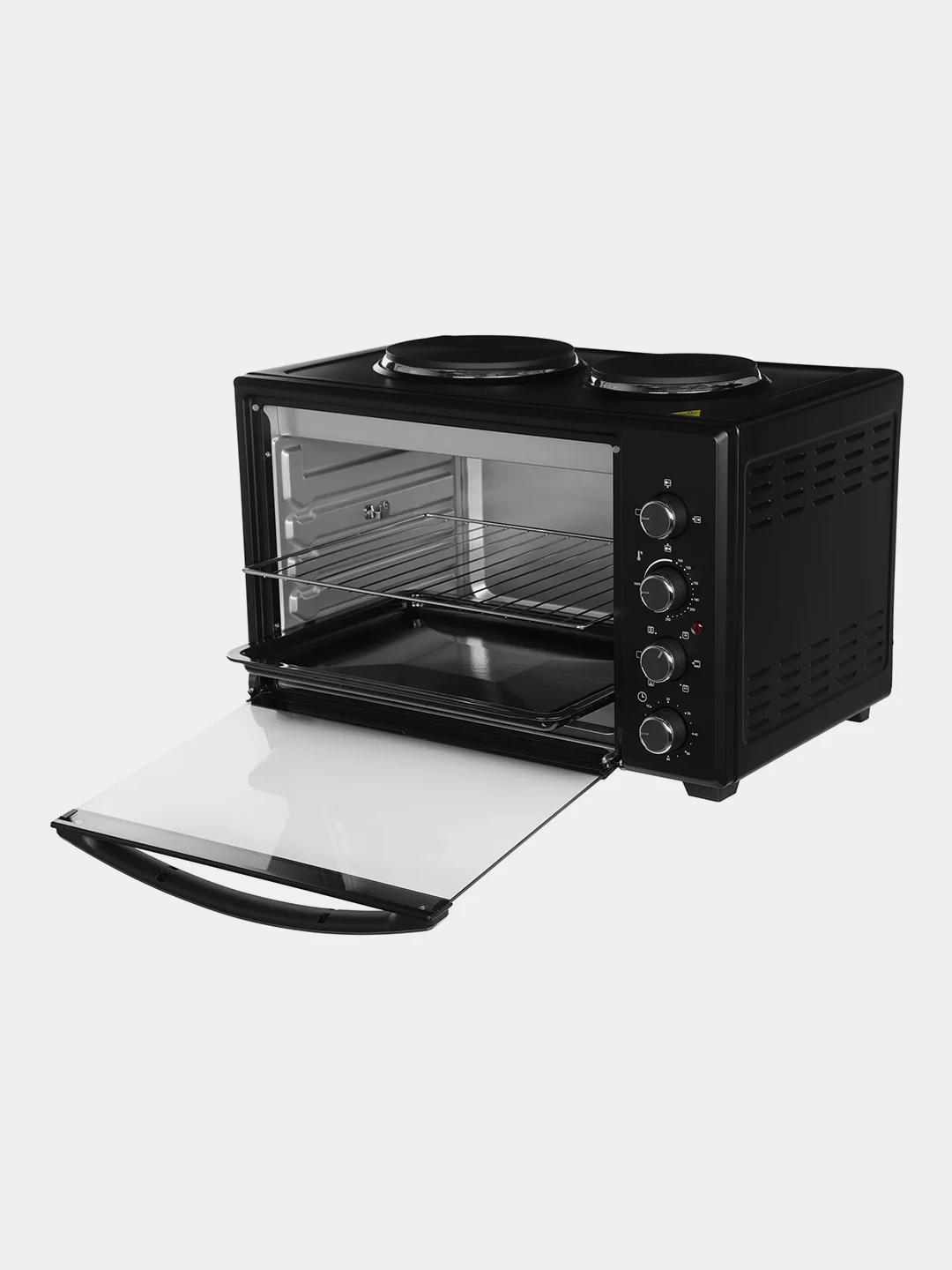 Мини-печь Hyundai MIO-HY099, 45л, 1600Вт, черный