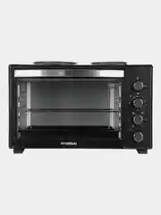 Мини-печь Hyundai MIO-HY099, 45л, 1600Вт, черный