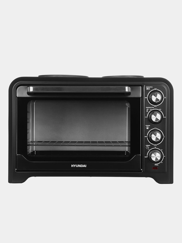 Мини-печь Hyundai MIO-HY098, 42 л, черный, 1600 Вт