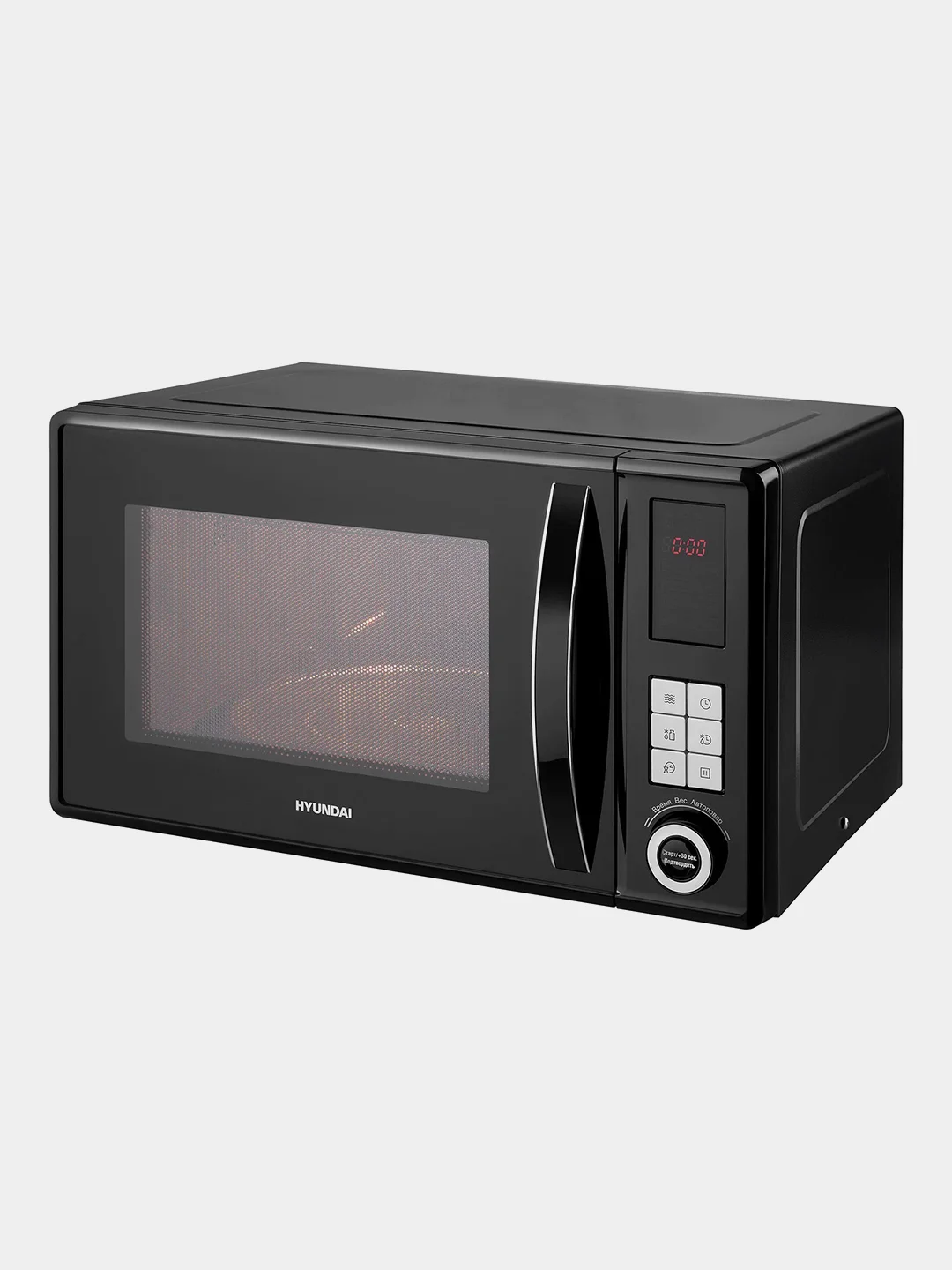 Микроволновая Печь Hyundai HYM-D3010, черный, 23 л, 800 Вт