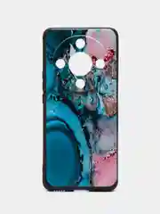 Фуксия чехол для Honor X9B с принтом, с рисунком (Хонор Х9б)