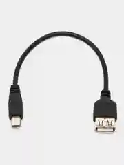 Кабель адаптер переходник OTG mini USB на USB для автомобиля MP3, MP4, камеры
