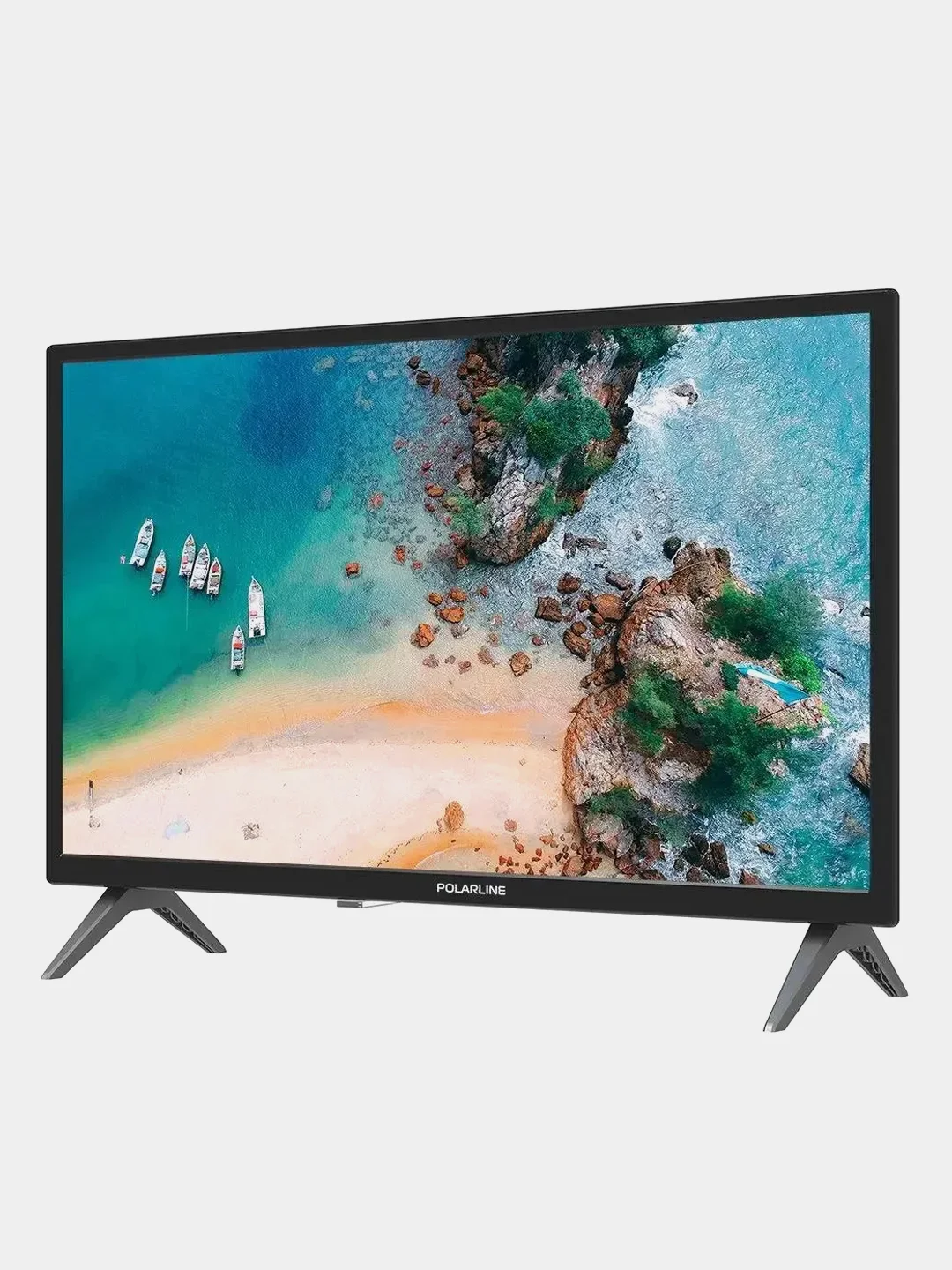 Черный телевизор Polarline 24PL12TC HD Ready DVB-T2 (чёрный)