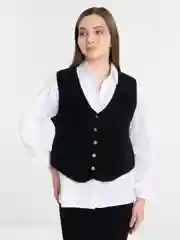Черный жилетка женская базовая классическая/ жилет женский меховой офисный