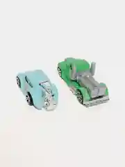 Бирюзовый набор машинок / Детская игрушечная машинка / Хот Вилс / Hot Wheels / Металлические машины