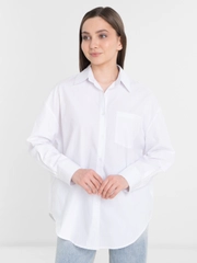 Рубашка женская oversize / рубашка школьная офисная для девушек
