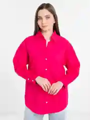 Белый рубашка женская, оверсайз