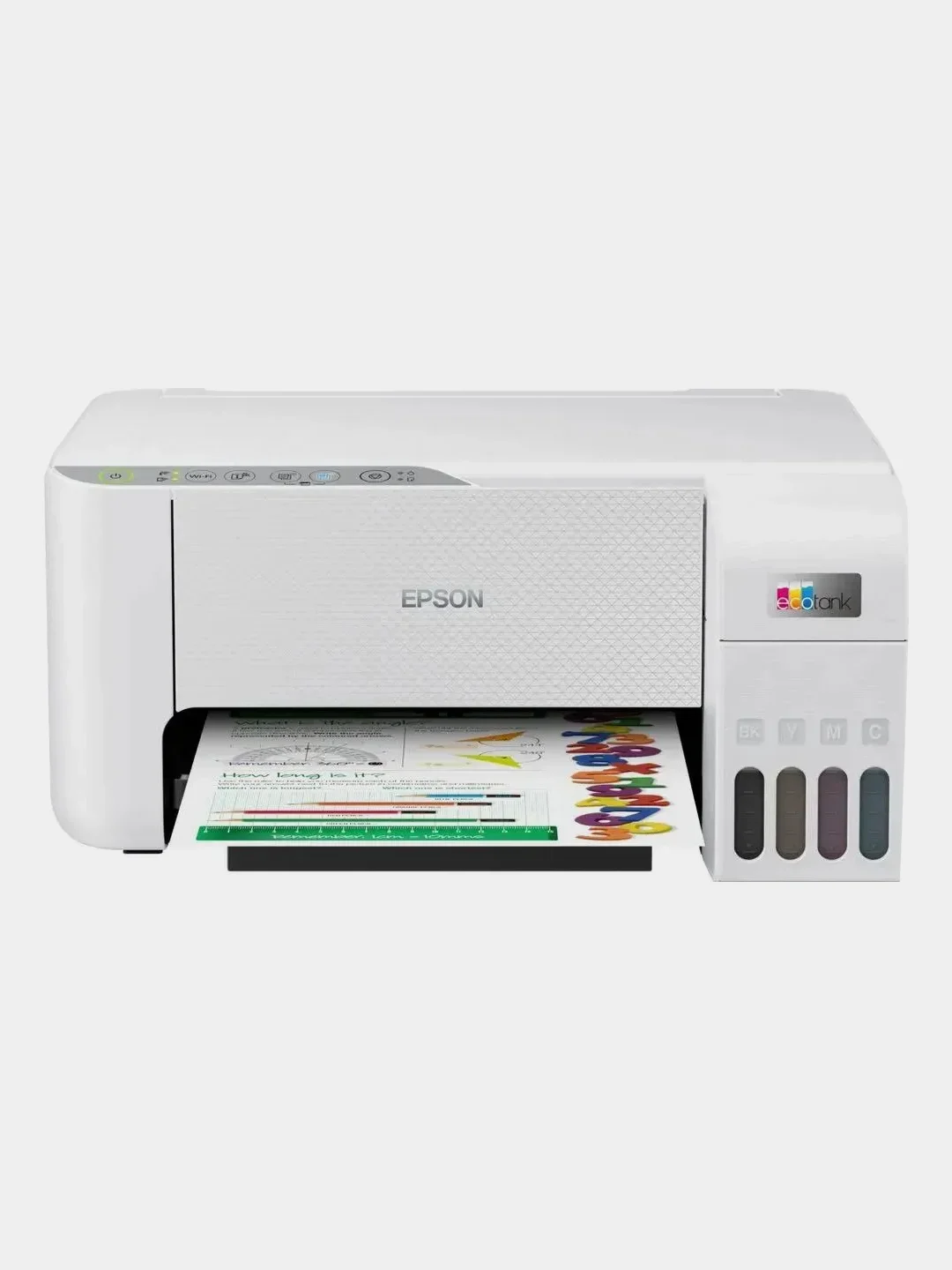 Белый мфу Epson L3256 СНПЧ струйное цветное A4 принтер сканер копир Wi-Fi
