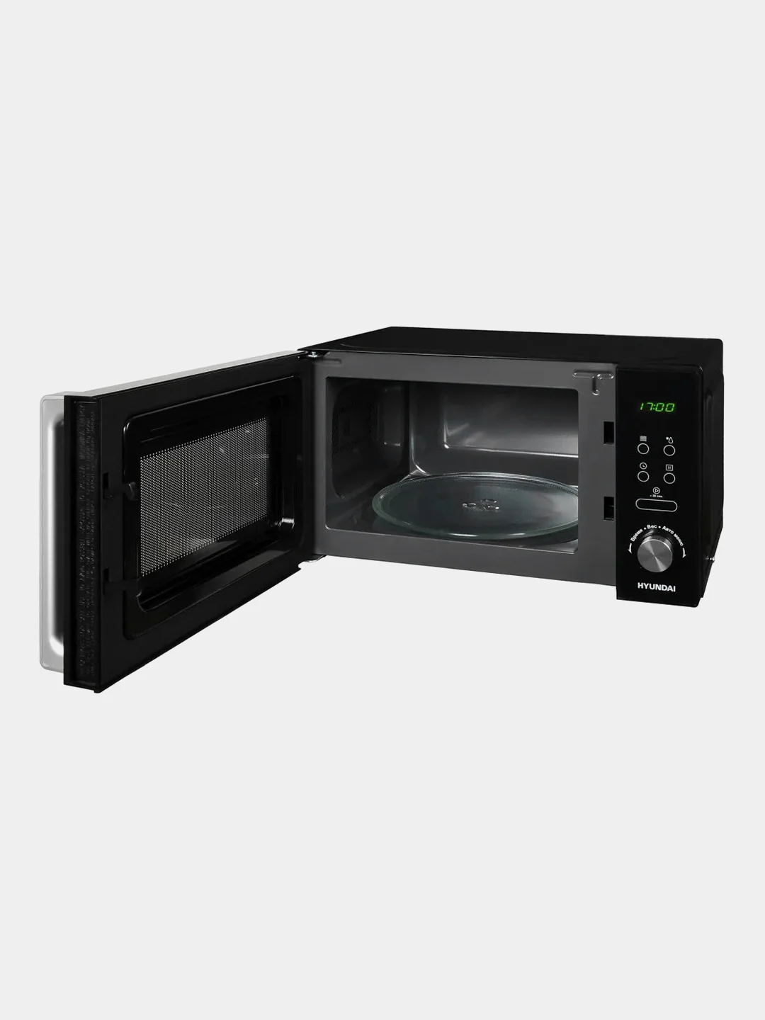Микроволновая печь Hyundai HYM-D3001, 20л, 700Вт, черный/хром