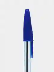 Ручка шариковая 0.7мм, синяя, прозрачный корпус "LC-Blue"