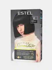 Стойкая крем-гель краска для волос ESTEL COLOR Signature, чёрный классический