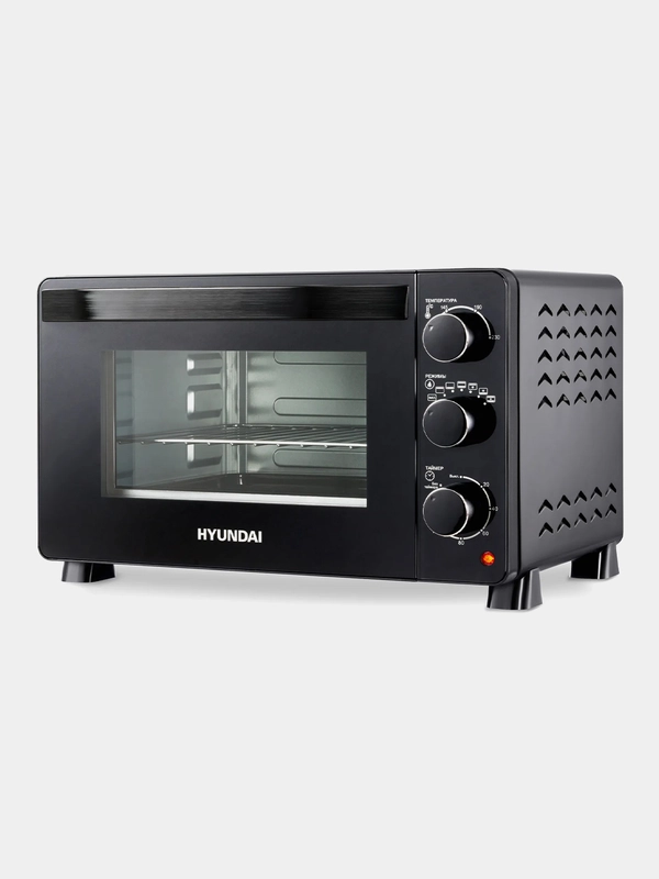 Мини-печь Hyundai MIO-HY080, 23л, 1500Вт, черный