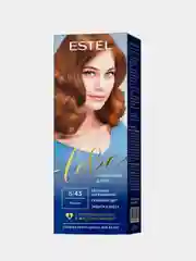 Стойкая крем-краска  для волос ESTEL LOVE тон "Коньяк", 6/43