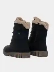 Черный ботинки женскиезимние Rieker