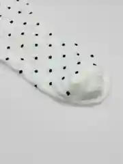 Белый носки женские в горошек
