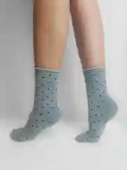 Белый носки женские в горошек