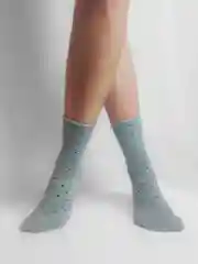 Белый носки женские в горошек