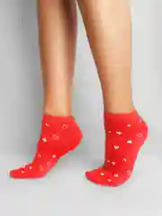 Белый носки женские короткие с сердечками, 1 пара, 3 пары, 5 пар