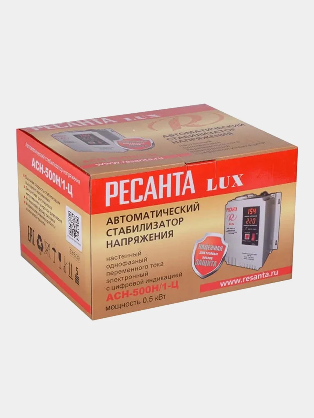 Стабилизатор Ресанта АСН-500Н/1-Ц LUX