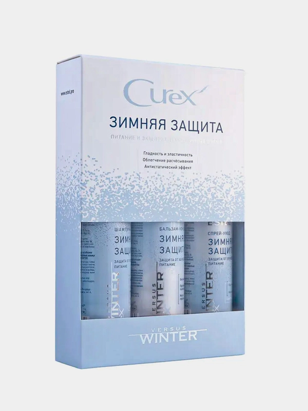 Набор Estel CUREX VERSUS WINTER "Защита и питание", шампунь, бальзам, спрей