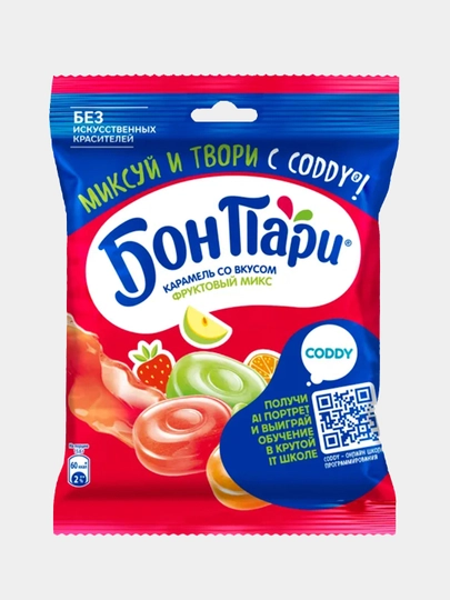 Карамель Бон Пари "Ассорти", 75 г