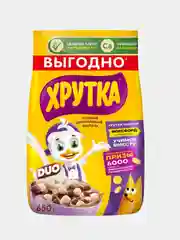 Готовый завтрак Хрутка Duo Шоколадные шарики, обогощенный кальцием, 650г