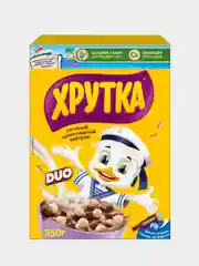 Готовый завтрак Хрутка Duo Шоколадные шарики, обогощенный кальцием, 350г