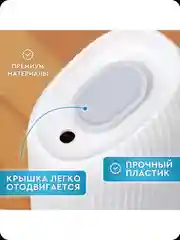 Белый подставка для зубочисток, контейнер, органайзер, бамбуковые зубочистки 300 шт