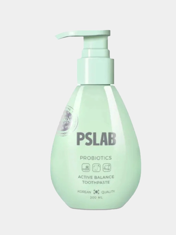 Зубная паста от кариеса PSLAB ACTIVE BALANCE, с пробиотиками, 200 мл