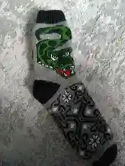 Шерстяные носки "Змейка"