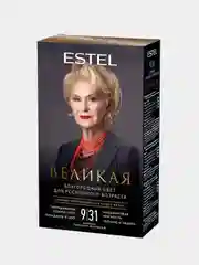 Стойкая крем-краска для седых волос ESTEL ВЕЛИКАЯ, блондин, золотисто-пепельный